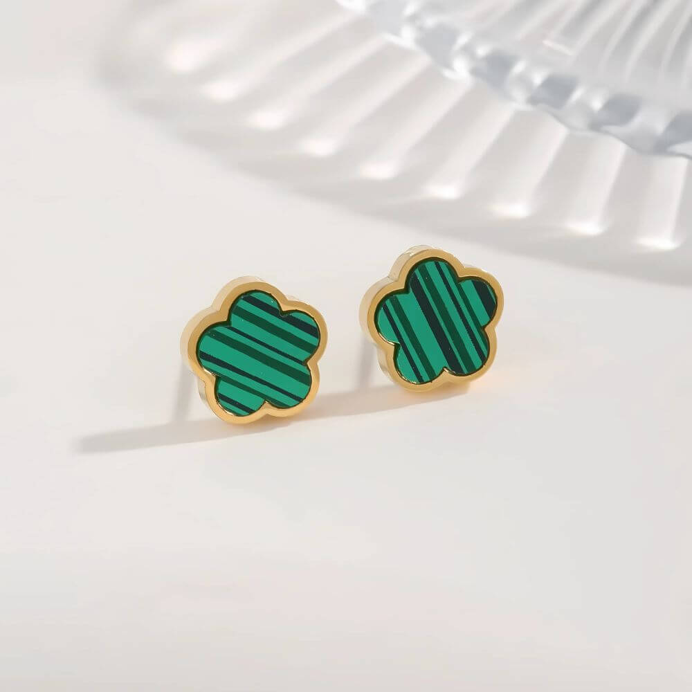 Five Leaf Clover Earrings
