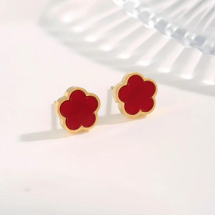 Five Leaf Clover Earrings