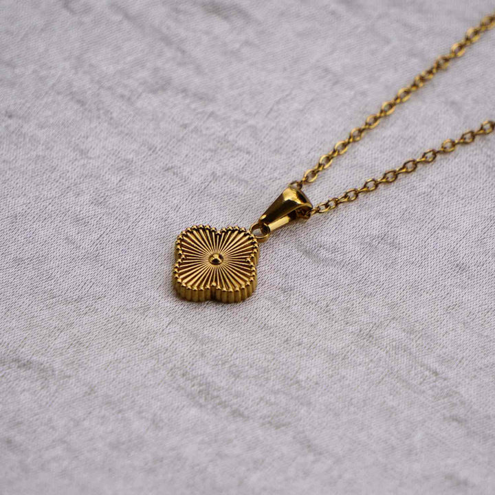 Personalised Clover Initial Necklace