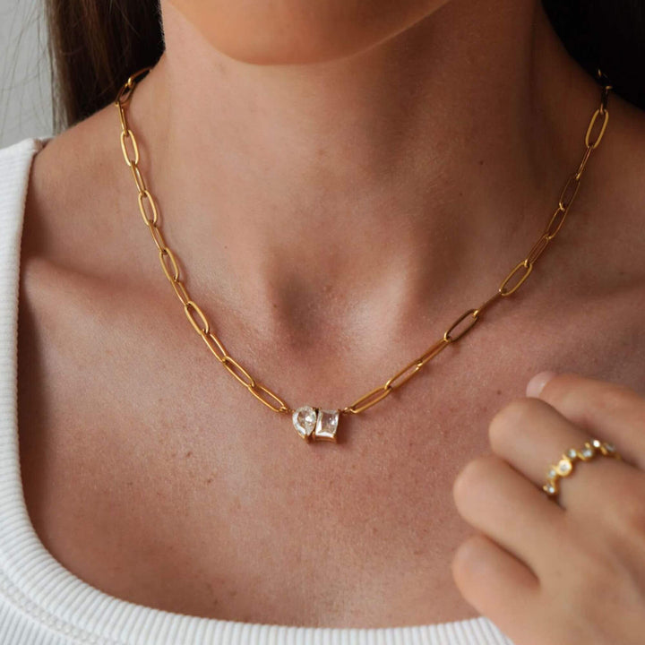 Colette Crystal Pendant Necklace