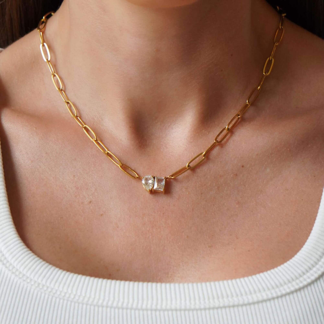 Colette Crystal Pendant Necklace