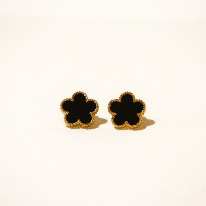 Five Leaf Clover Pendant Earrings