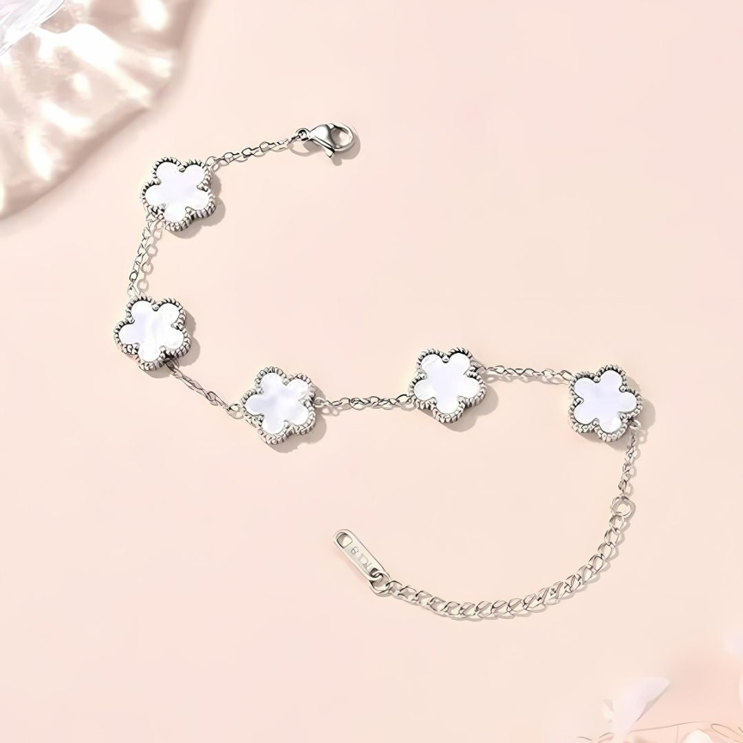 Five Leaf Multi Clover Bracelet