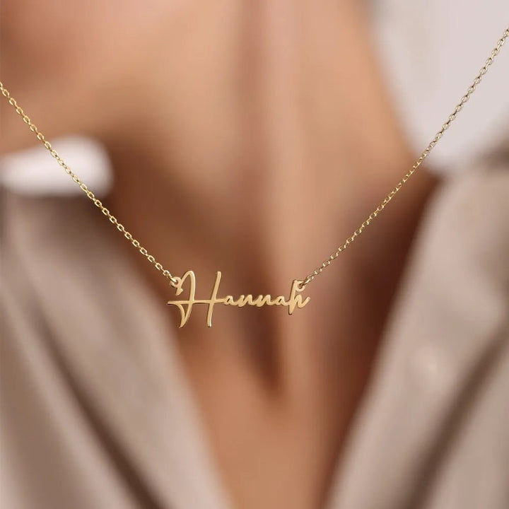 Personalised Hannah Name Necklace