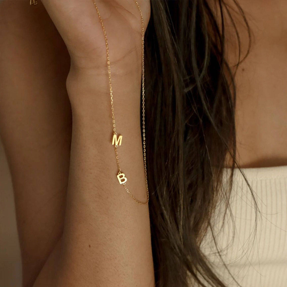 Spala Letter Necklace - Celeste Adore